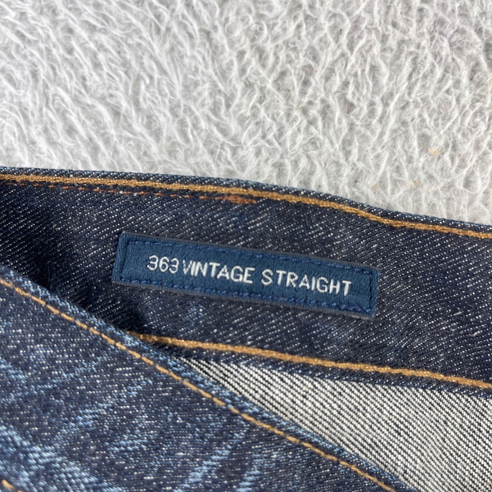 Lucky Brand 363 Vintage Straight Mens Jeans 36x32 Blue Indigo Denim 7M12264 NEW - Picture 3 of 12